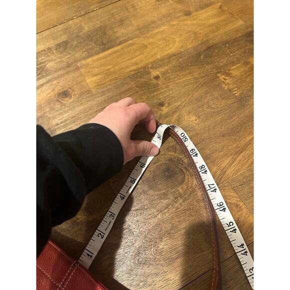 Fossil Jolie Leather Shoulder Bag Orange/Red Medium Size Purse Classic - Picture 12 of 15